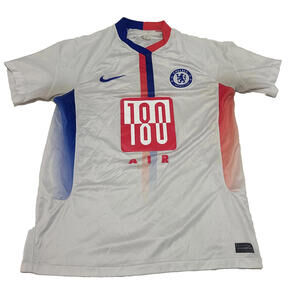 Chelsea FC 2021 Nike 180 Air M Medium Football Soccer Jersey Short Sleeve White
